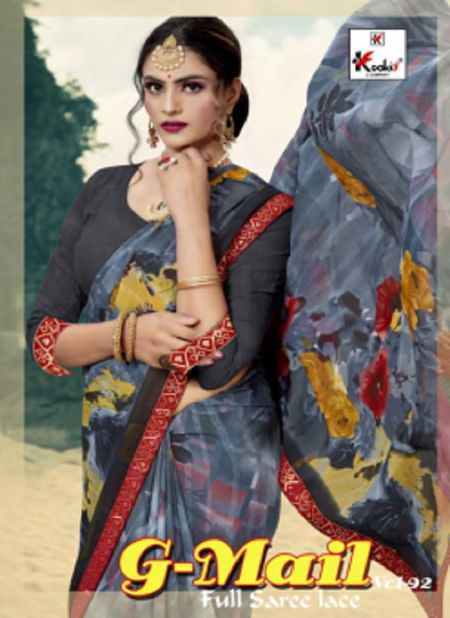 Gmail 92 Ethnic Regular Wear Renial Printed Saree Collection
 Catalog